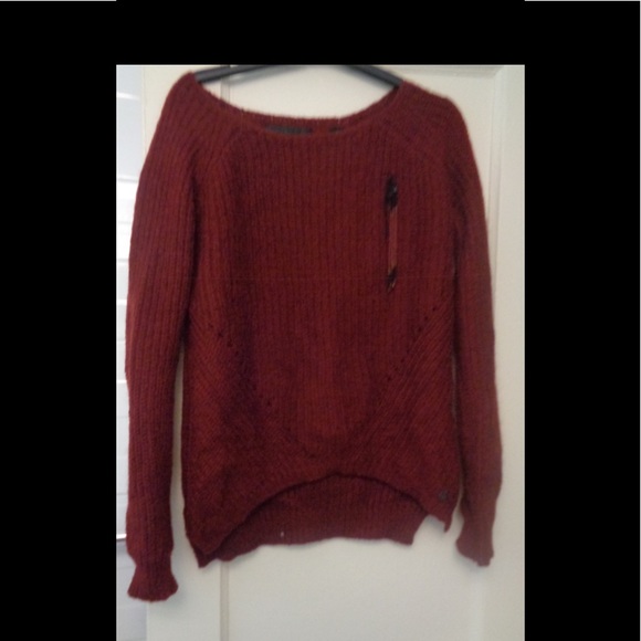 Boxy Burgundy Sweater - BNWOT - Picture 2 of 3